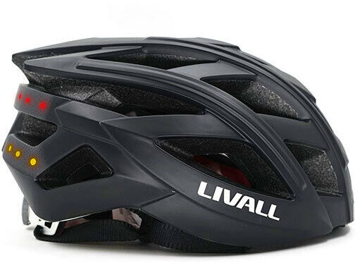 Livall BH60SE 55-61cm hjólahjálmur m. hátalara - Svartur