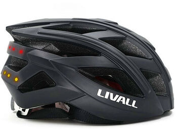 Livall BH60SE 55-61cm hjólahjálmur m. hátalara - Svartur