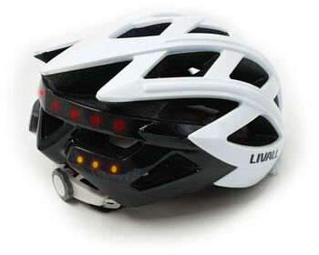 Livall BH60SE 55-61cm hjólahjálmur m. hátalara - Hvítur