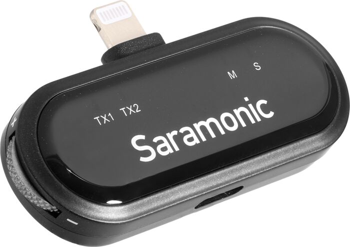 Saramonic Blink Me U2 þráðlaus hljóðnemi fyrir 2 - Svartur