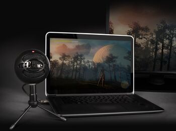 Blue hljóðnemi Snowball - Svartur