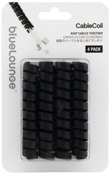 Bluelounge CableCoil - 4 svartir