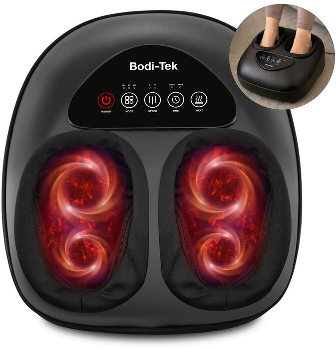 Bodi-Tek Foot-Therapy 3-in-1 fótanuddtæki - Svart
