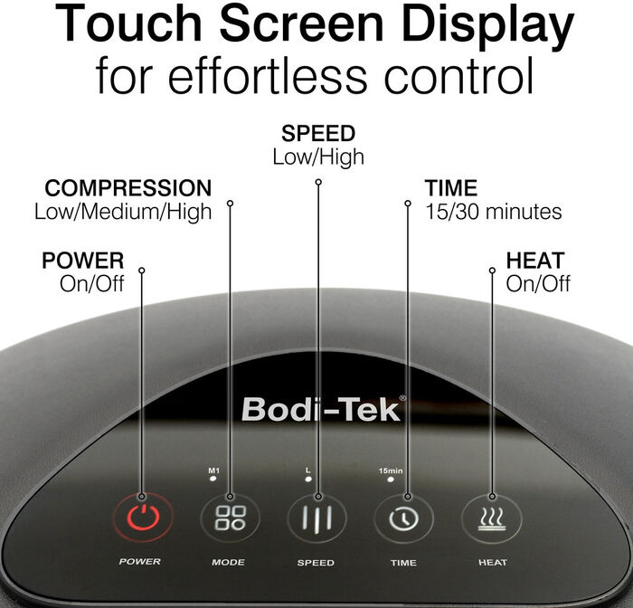 Bodi-Tek Foot-Therapy 3-in-1 fótanuddtæki - Svart