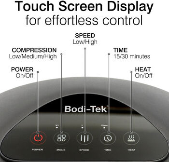 Bodi-Tek Foot-Therapy 3-in-1 fótanuddtæki - Svart