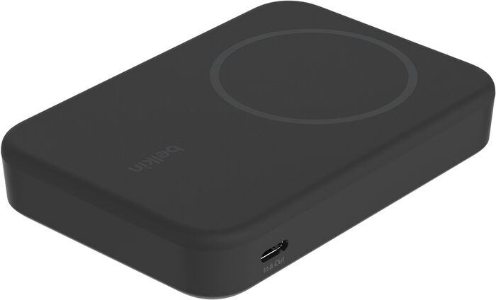 Belkin BoostCharge Pro 8K MagSafe Qi2 ferðahleðsla - Svart