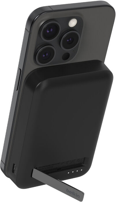 Belkin BoostCharge Pro 8K MagSafe Qi2 ferðahleðsla - Svart