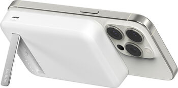Belkin BoostCharge Pro 8K MagSafe Qi2 ferðahleðsla- Hvítt