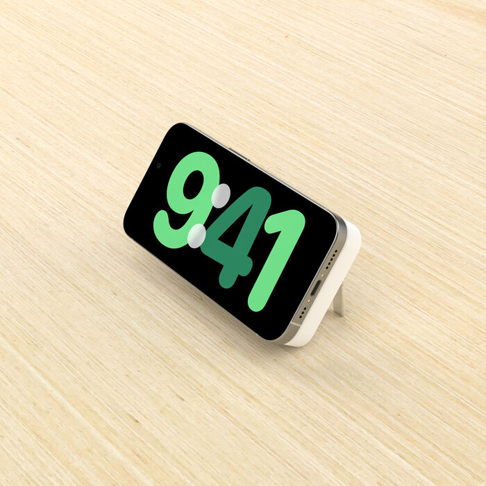 Belkin BoostCharge Pro 8K MagSafe Qi2 ferðahleðsla- Hvítt