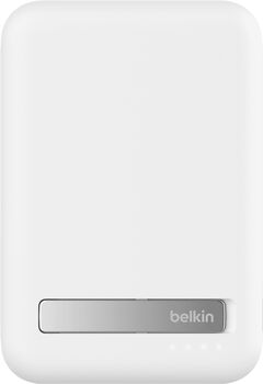 Belkin BoostCharge Pro 8K MagSafe Qi2 ferðahleðsla- Hvítt