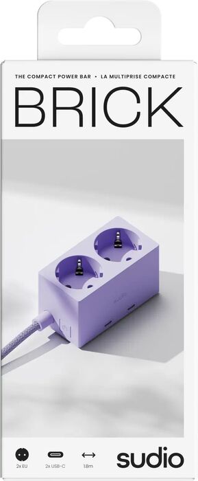 Sudio Brick fjöltengi - Fjólublátt