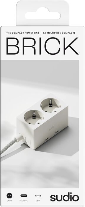 Sudio Brick fjöltengi - Hvítt