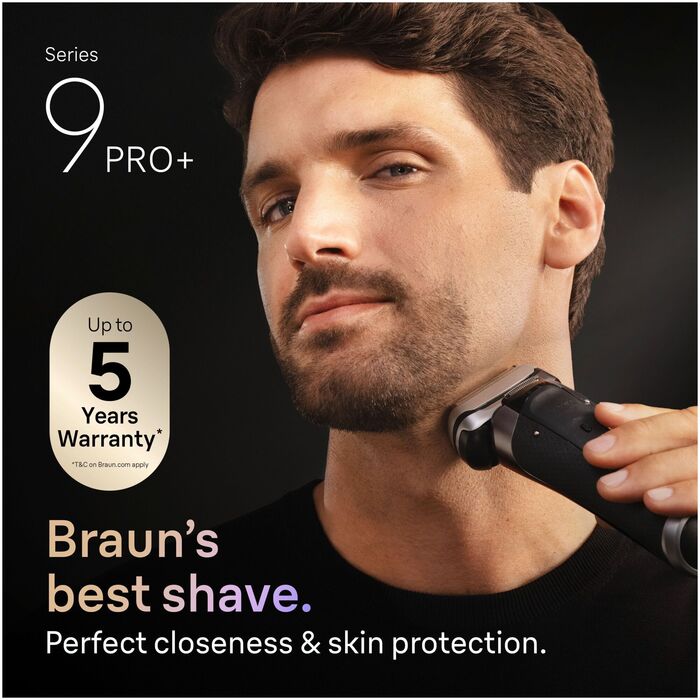 Braun Series 9 Pro+ rakvél 9655cc - Grá