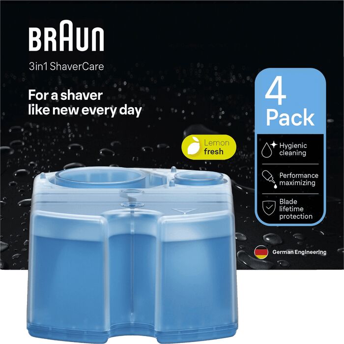 Braun Clean & Charge áfyllingarhylki - 4stk