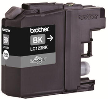 Brother LC123BK blekhylki - Svart
