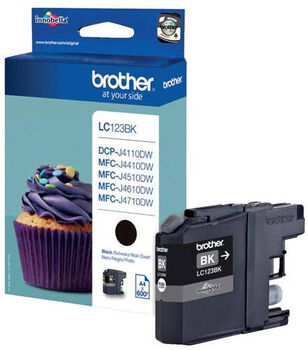Brother LC123BK blekhylki - Svart