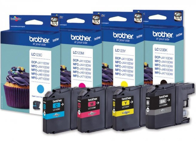 Brother LC123 blekhylki - Allir litir