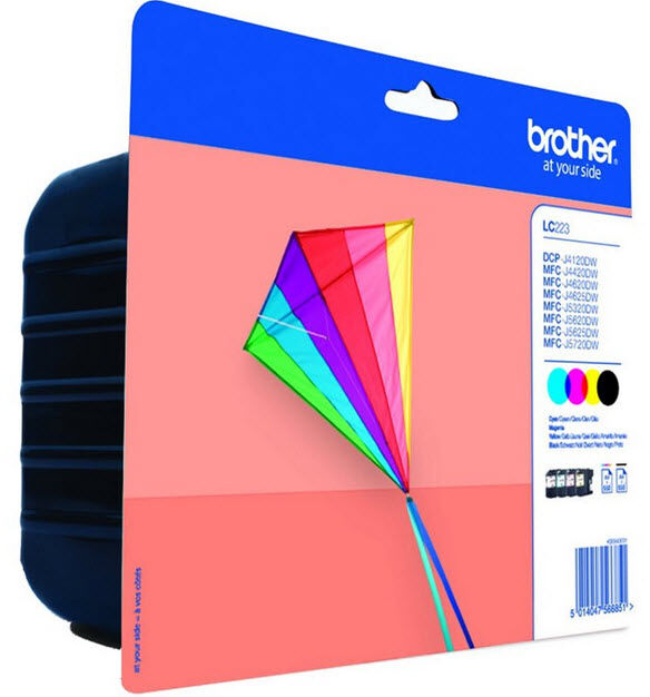 Brother LC223VAL Blekhylki - Allir litir