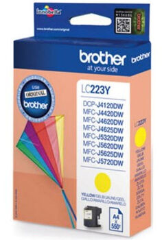 Brother LC223Y Blekhylki - Yellow