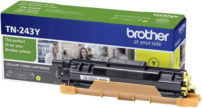 Brother TN243 tóner - Gulur
