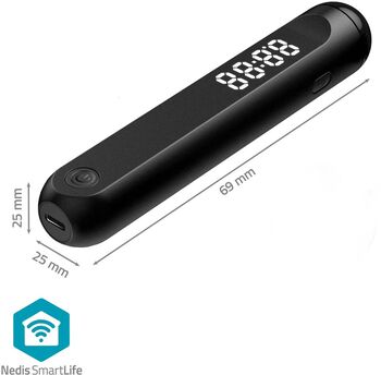 Nedis SmartLife sippuband - Svart