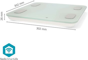 Nedis SmartLife snjallvog - Hvít