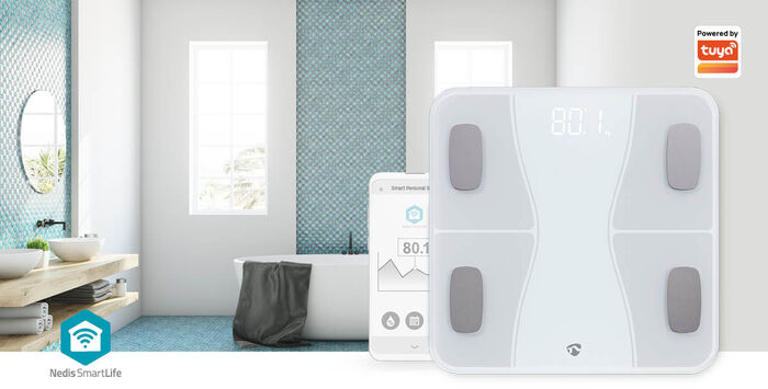 Nedis SmartLife snjallvog - Hvít