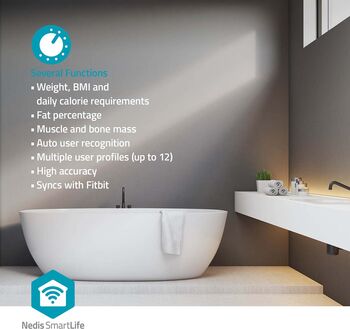 Nedis SmartLife snjallvog - Hvít