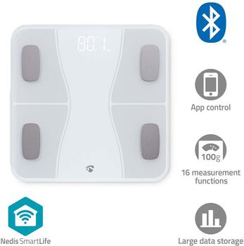 Nedis SmartLife snjallvog - Hvít