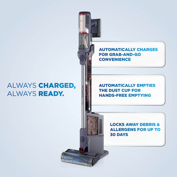 Shark PowerLite Pet Clean&Empty skaftryksuga