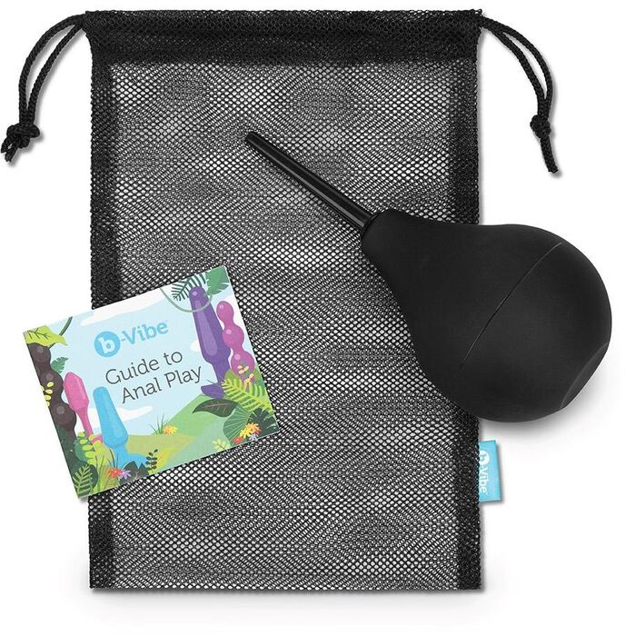 b-Vibe classic enema hreinsandi vatnsblaðra - Svört