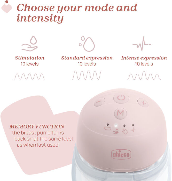 Chicco tvöföld þráðlaus brjóstapumpa