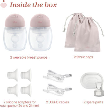 Chicco tvöföld þráðlaus brjóstapumpa