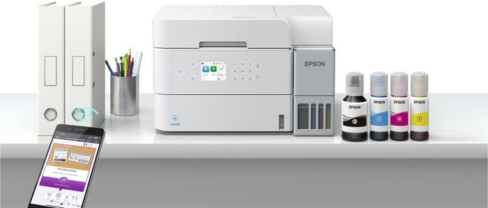 Epson EcoTank ET-3956 fjölnota prentari C11CL43411 - Hvítur