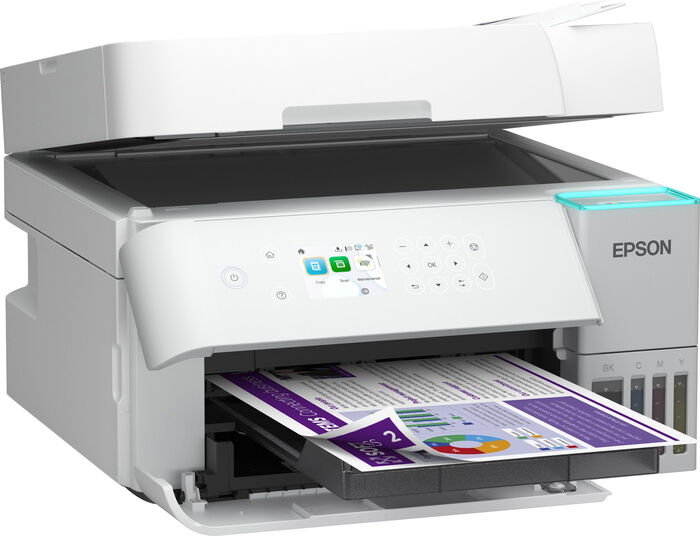 Epson EcoTank ET-3956 fjölnota prentari C11CL43411 - Hvítur