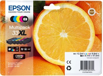 Epson 33XL fjölblekhylkja pakki