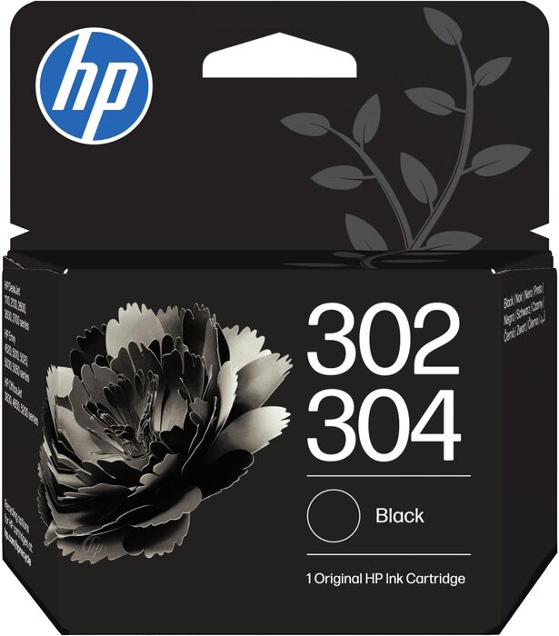 HP 302/304 blekhylki - Svart