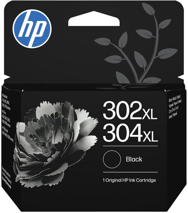 HP 302XL/304XL blekhylki - Svart