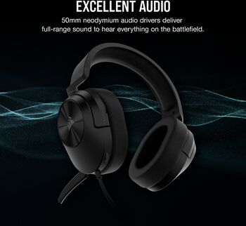 Corsair HS55 Stereo leikjaheyrnartól - Svört