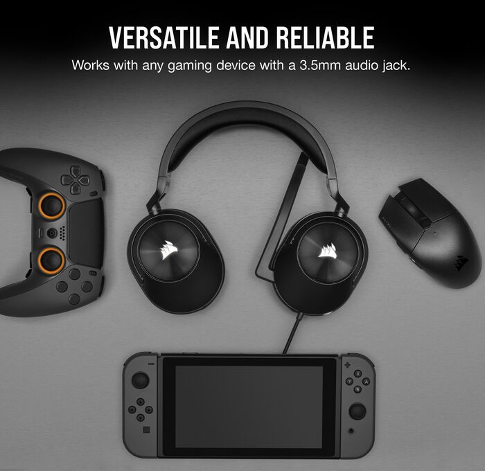 Corsair HS55 Stereo leikjaheyrnartól - Svört