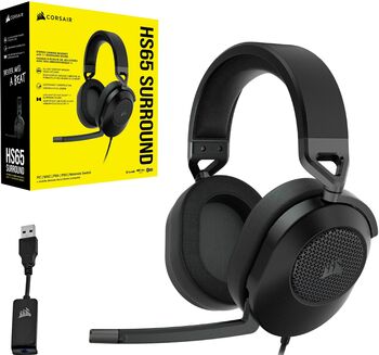 Corsair HS65 Surround leikjaheyrnartól - Svört