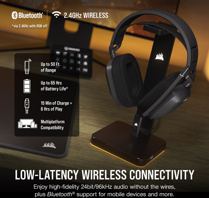 Corsair HS80 Max þráðlaus leikjaheyrnartól