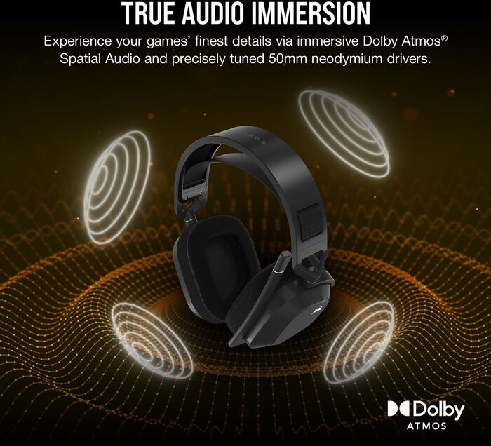 Corsair HS80 Max þráðlaus leikjaheyrnartól