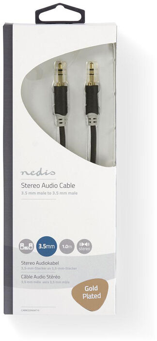 Nedis Mini Jack í Mini Jack snúra - 1 metri