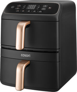 Cosori Turbo Tower Compact loftsteikingarpottur 8,6 L - Svartur