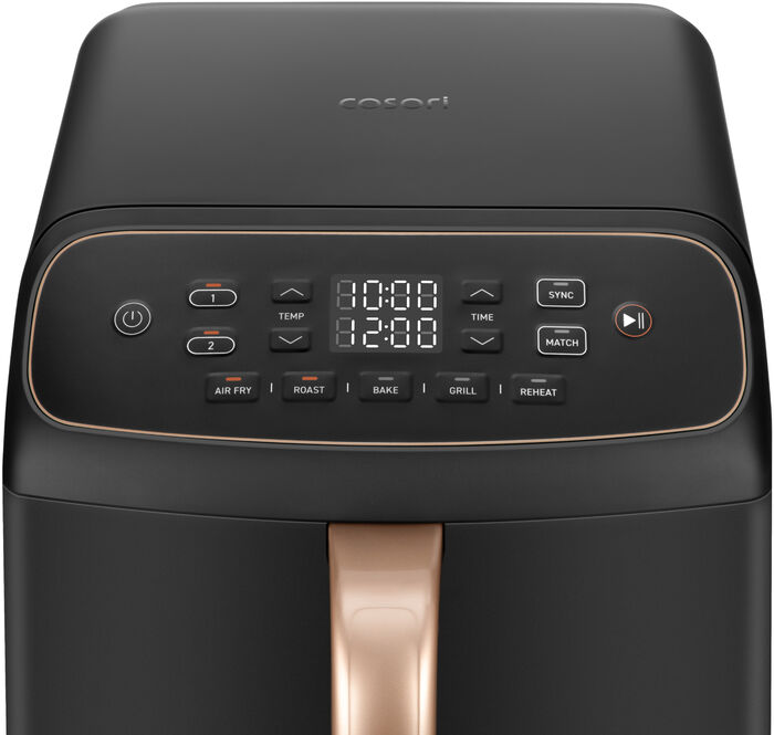 Cosori Turbo Tower Compact loftsteikingarpottur 8,6 L - Svartur