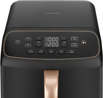 Cosori Turbo Tower Compact loftsteikingarpottur 8,6 L - Svartur