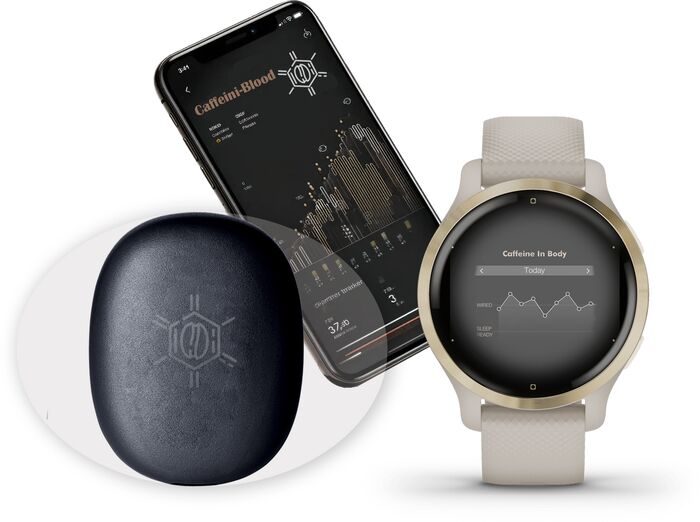 Caffeini koffínmælir - Svartur