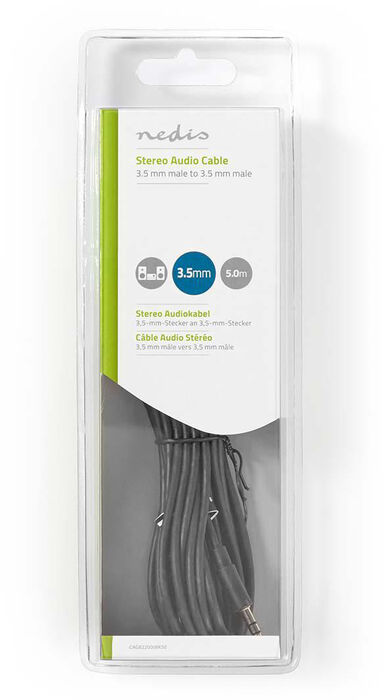Nedis Mini Jack í Mini Jack snúra - 5 metrar