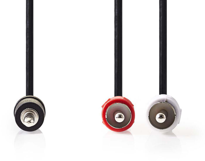 Nedis Mini Jack í 2x RCA snúra - 5 metrar